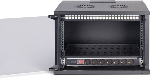 Σετ δικτύου DIGITUS 483 mm (19") - 7HE, 540x400 mm (ΠxΒ) μαύρο