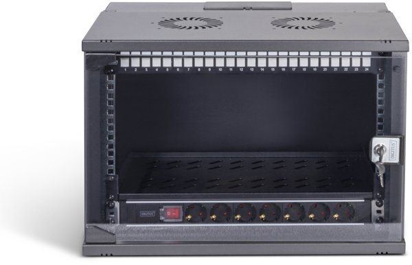 Σετ δικτύου DIGITUS 483 mm (19") - 7HE, 540x400 mm (ΠxΒ) μαύρο