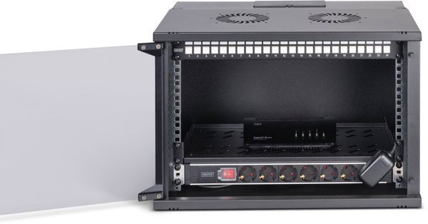 Σετ δικτύου DIGITUS 483 mm (19") - 7HE, 540x400 mm (ΠxΒ) μαύρο