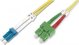 Digitus Καλώδιο Οπτικής Ίνας Patch Cord SC/APC-LC/PC, 09/125µ, Duplex, LSZH, 3m, Κίτρινο