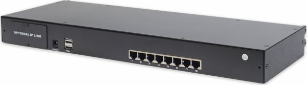 Digitus Modular KVM Switch 8-Port, Cat.5, 1U, Συμβατό με DS-72210 & DS-72211