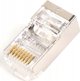 Digitus RJ45 (8P8C) βύσμα διέλευσης, κατηγορία 5e, θωρακισμένο, AWG 26-24, συσκευασία 100 τεμαχίων