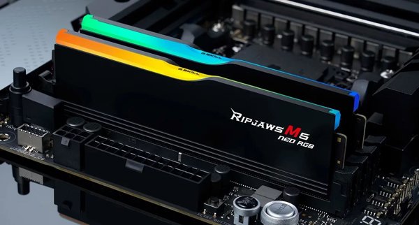 DIMM 64 GB DDR5-6000(2x 32 GB)Dual-Kit(μαύρο, F5-6000J3040G32GX2-RM5NRK, Ripjaws M5 Neo, AMD EXPO)