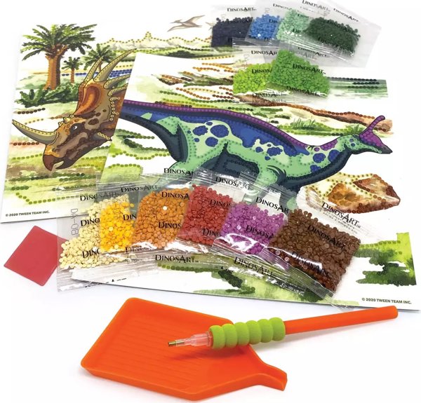 Σετ δημιουργικότητας DINOSART Dazzle-by-Number, 15051