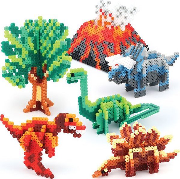 DINOSART DINOSART 3D δημιουργικό σετ Melty Bead, 15153