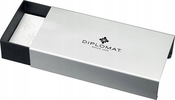 Στυλό Diplomat Esteem, μαύρο/ασημί