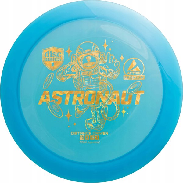 Discmania Μπλε Δίσκος Δισκογκόλφ Distance Driver ASTRONAUT Active Premium Μπλε