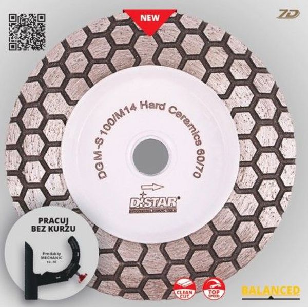 Δίσκος διαμαντιού Di-Star Hard Ceramics 60 DGM-S 100/M14