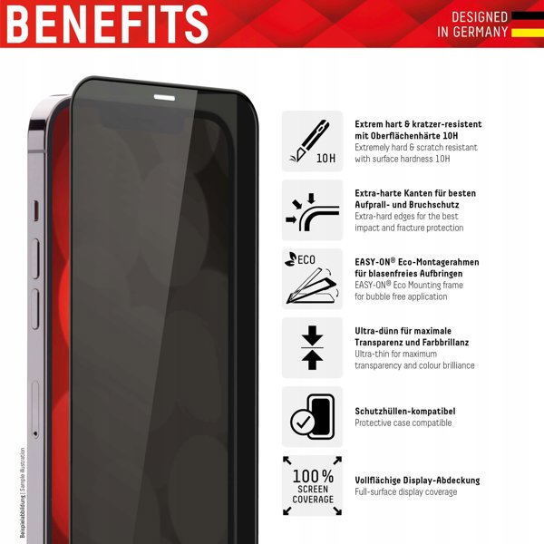 Γυαλί Απορρήτου Displex DISPLEX FC Apple iPhone 14 Max, 2022 (6,7")