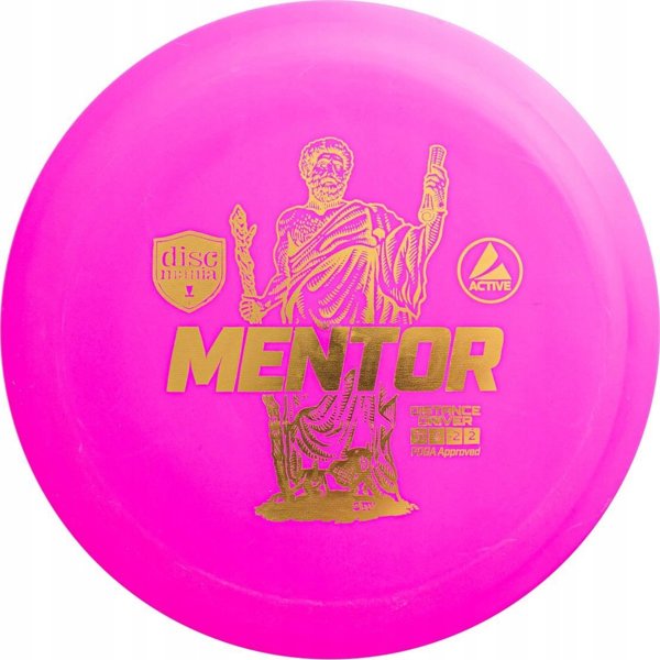 Discmania Discgolf DISCMANIA Distance Driver MENTOR Acrtive 11/5/-2/2 Ροζ