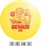 Δίσκος δισκογκόλφ Discmania Fairway Driver GENIUS Active Premium Κίτρινο