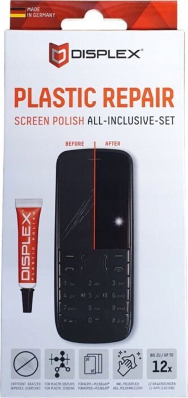 Displex Display Polish – Αλοιφή Επιδιόρθωσης και Αφαίρεσης Γρατσουνιών για Οθόνες Smartphone – 1 Τεμάχιο