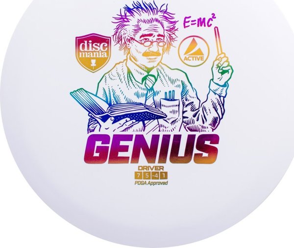 Discmania Discgolf DISCMANIA Fairway Driver GENIUS Active White 7/5/-4/1