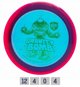 Discgolf DISCMANIA Distance Driver C-LINE PD2 Gravity Bomb Teal/Red 12/4/0/4