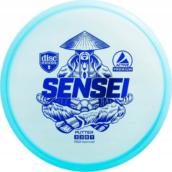 Discmania Μπλε δίσκος δισκογκόλφ Putter SENSEI Active Premium Μπλε