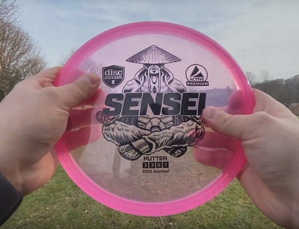 Discmania Μπλε δίσκος δισκογκόλφ Putter SENSEI Active Premium Μπλε