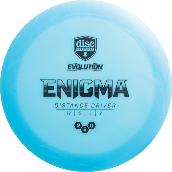 Discmania Discgolf DISCMANIA Distance Driver NEO ENIGMA Evolution Blue 12/5/-1/2