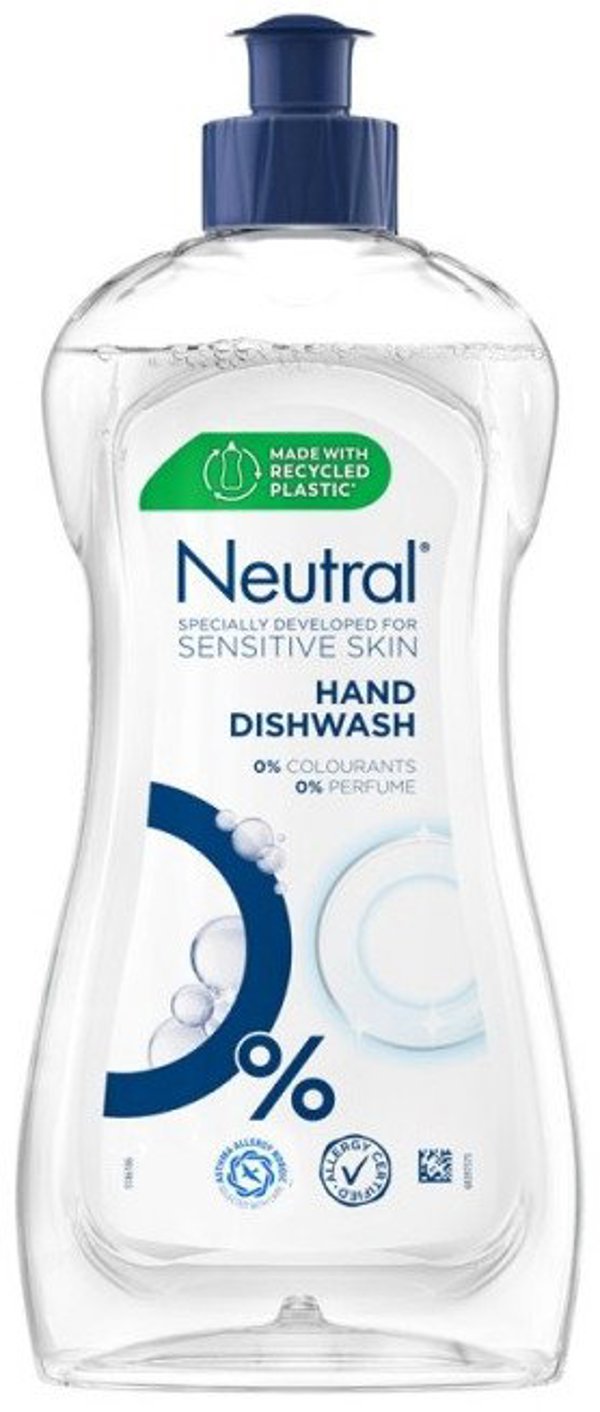 Neutral Υγρό Πιάτων Συμπυκνωμένο Sensitive 500ml