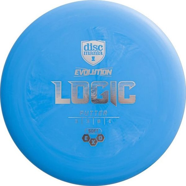 Discmania Discgolf DISCMANIA Putter SOFT EXO LOGIC Evolution Blue 3/3/0/1