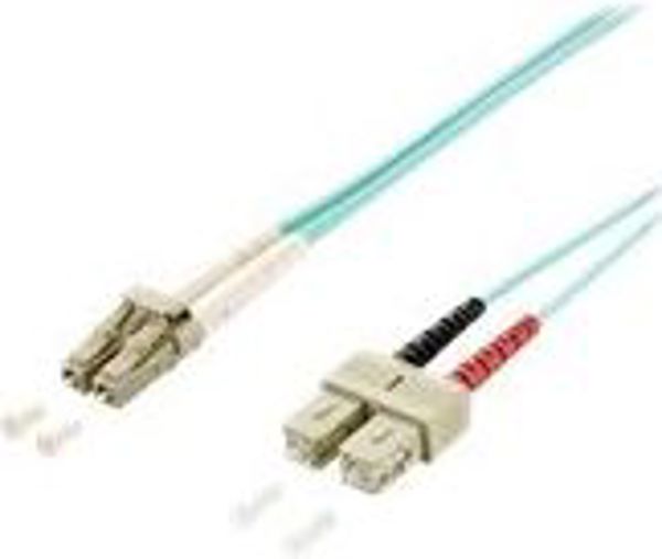 Diverse Patchcord Οπτική Ίνα SC/LC (OM3) Multimode, 50/125, 0.5m