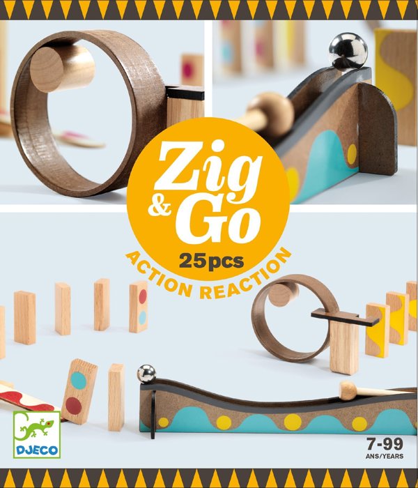Djeco Σετ Zig & Go 25 κομμάτια Djeco
