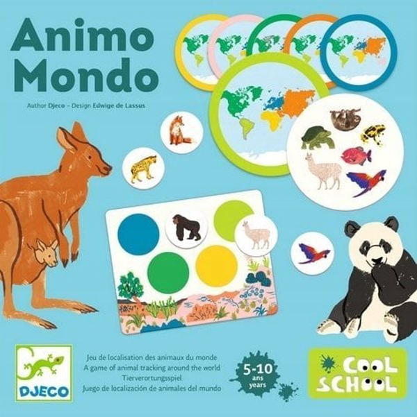 Djeco Djeco Παιχνίδι - Το Σχολείο των Ζώων - Animo Mondo