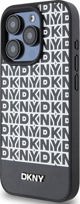 DKNY DKNY DKHMP15XPSOSPK iPhone 15 Pro Max 6.7" μαύρη σκληρή θήκη Δερμάτινο Τυπωμένο Σχέδιο Μεταλλικό Λογότυπο MagSafe