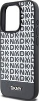DKNY DKNY DKHMP15XPSOSPK iPhone 15 Pro Max 6.7" μαύρη σκληρή θήκη Δερμάτινο Τυπωμένο Σχέδιο Μεταλλικό Λογότυπο MagSafe