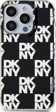 DKNY DKNY DKHCP15MHDLCEK iPhone 15 Plus / 14 Plus 6.7" μαύρη σκληρή θήκη IML Καρό Μοτίβο