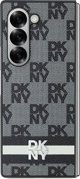 DKNY DKNY DKHCZFD6PCPTSSKZ Fold6 F956 czarny/black Chequered Pattern Printed Stripes