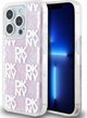 Θήκη DKNY για iPhone 15 Pro 6,1" DKHCP15LLCPEPP λευκή HC υγρές γκλίτερ με καρό σχέδιο 3666339271190