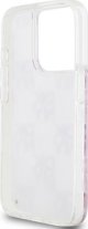 Θήκη DKNY για iPhone 15 Pro 6,1" DKHCP15LLCPEPP λευκή HC υγρές γκλίτερ με καρό σχέδιο 3666339271190