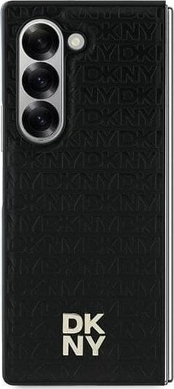 DKNY DKNY DKHMZFD6PSHRPSK Z Fold6 F956 czarny/black Repeat Pattern Stack Logo