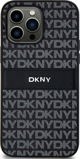 DKNY DKNY DKHCS24LPRTHSLK S24 Ultra S928 μαύρη σκληρή θήκη Δέρμα Μονό Ριγέ & Μεταλλικό Λογότυπο