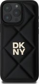 DKNY DKNY DKHCP16SPCPTSSK iPhone 16 6.1" 6.1" μαύρη σκληρή θήκη με καρό μοτίβο και τυπωμένες ρίγες