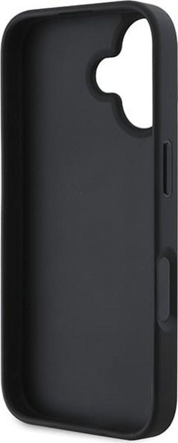 DKNY DKNY DKHCP16SPCPTSSK iPhone 16 6.1" 6.1" μαύρη σκληρή θήκη με καρό μοτίβο και τυπωμένες ρίγες