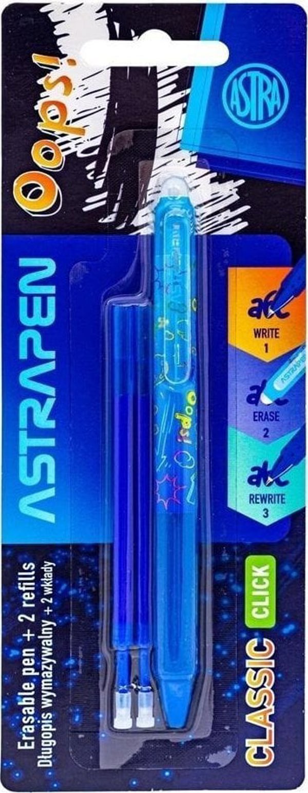Στυλό διαγραφής 0,5mm + 2 ανταλλακτικά Classic