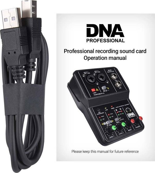 DNA DNA MIX 2 μίκτης 2 καναλιών phantom διεπαφή USB