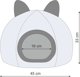 DOGGY R2 KITTY HEAD ASH GREY