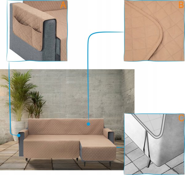 DOGGY 200 εκ. ΚΑΛΥΜΜΑ PARIS ΓΙΑ ΑΡΙΣΤΕΡΟ ΚΑΝΑΠΕ ΜΠΕΖ