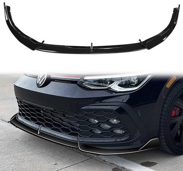 MTuning Πρόσθετο Εμπρός Προφυλακτήρα για Volkswagen Golf VIII GTI Gloss Black
