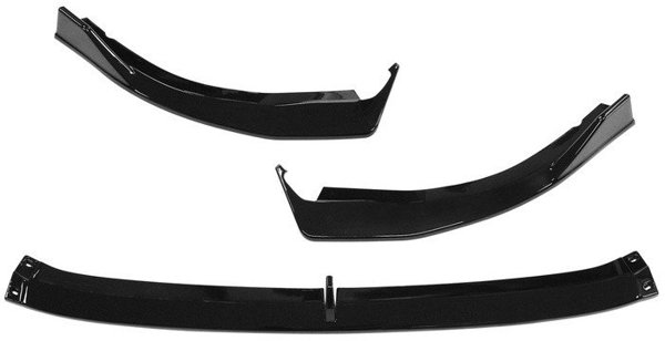 MTuning Πρόσθετο Εμπρός Προφυλακτήρα για Volkswagen Golf VIII GTI Gloss Black