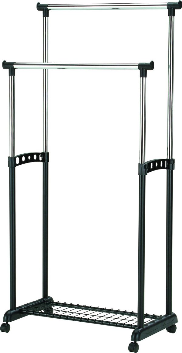 Κρεμάστρα ρούχων Domoletti EP8608, 93.5 - 168 cm, μαύρο