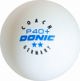 Μπάλα πινγκ πονγκ Donic DONIC P40+ Coach 2 αστέρων 120 τεμάχια Λευκή