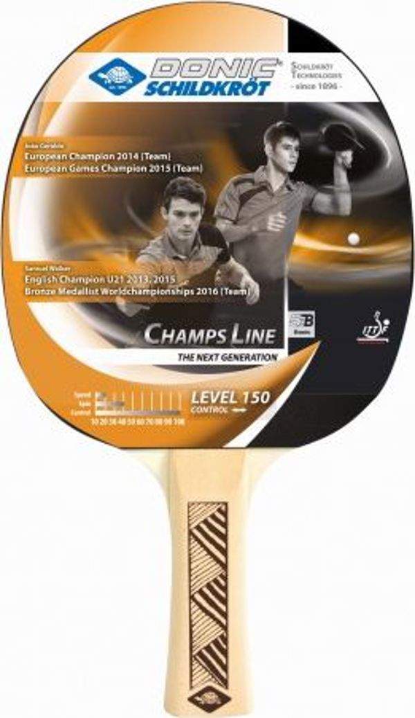 Donic Champs Line 150 Ρακέτα Πινγκ Πονγκ, 5 Basic Στρώσεις, Για Αρχάριους, 705116