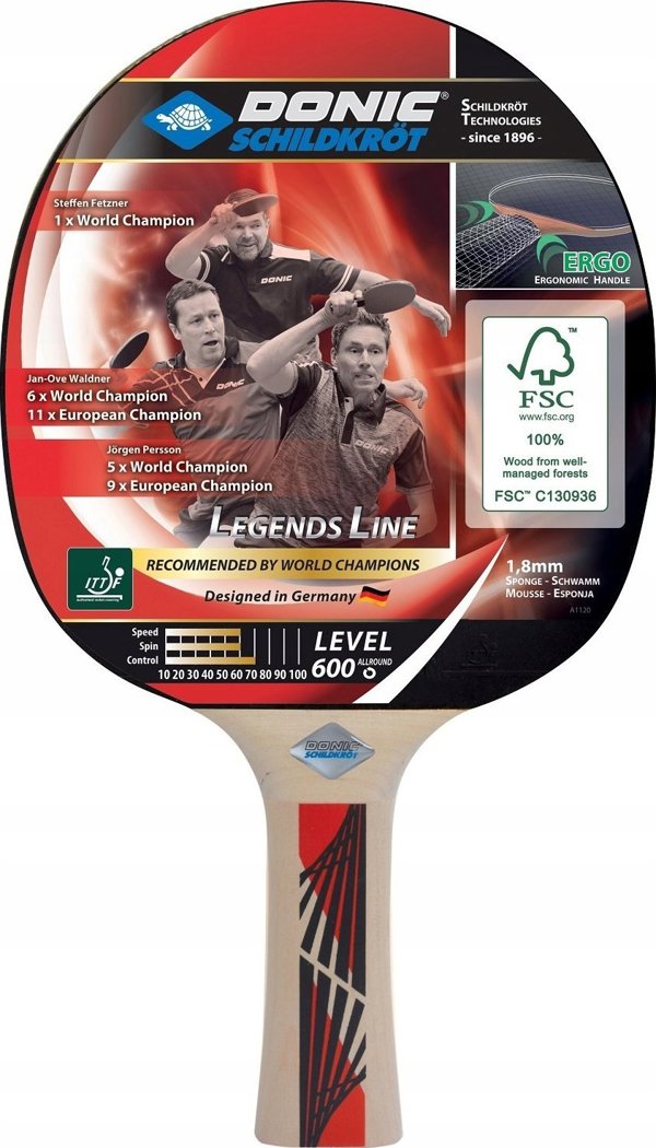Donic Legends 600 Ρακέτα Επιτραπέζιας Αντισφαίρισης (Ping Pong) - MTS724416