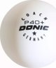 Μπάλα πινγκ πονγκ Donic DONIC P40+ Coach 1 αστέρι 120 τεμάχια Λευκό