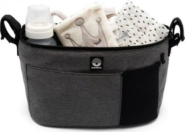 DOOKY Buggy Organizer Deluxe γκρι μελανζέ, 5128204