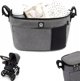 DOOKY Buggy Organizer Deluxe γκρι μελανζέ, 5128204