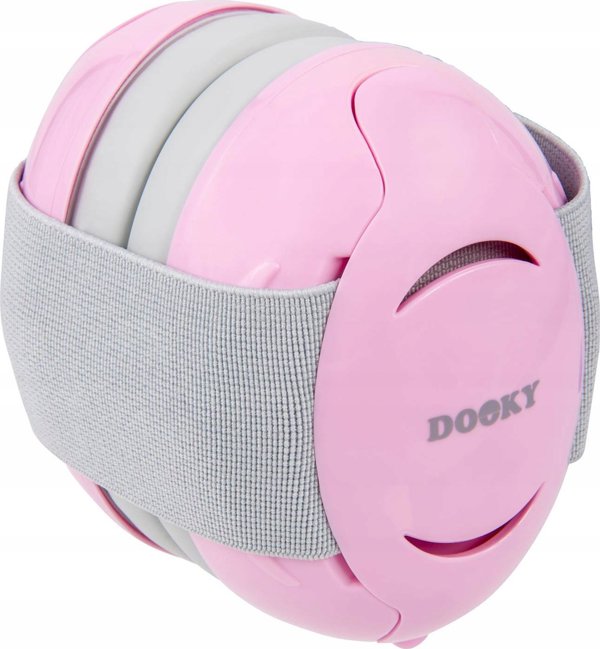 Προστασία Αυτιών DOOKY Baby 0-3 ετών ροζ, 3001101